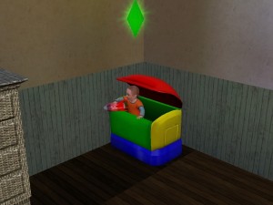 toddler xander in toybox
