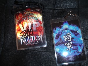VIP pass signed Trivium